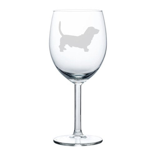 Wine Glass Goblet Basset Hound (10 oz)