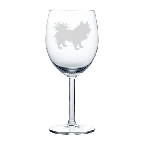 Wine Glass Goblet Pomeranian (10 oz)