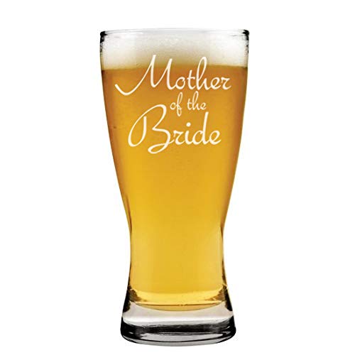 15 oz Beer Pilsner Glass Mother Of The Bride