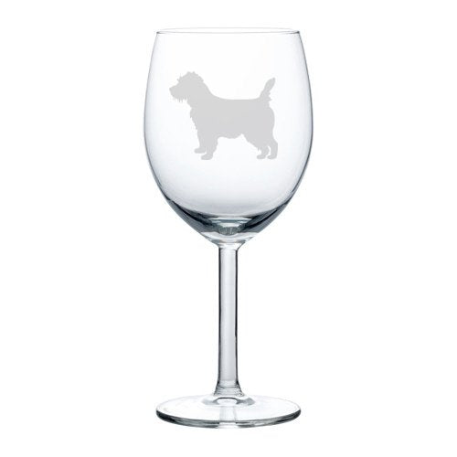 Wine Glass Goblet Cairn Terrier (10 oz)