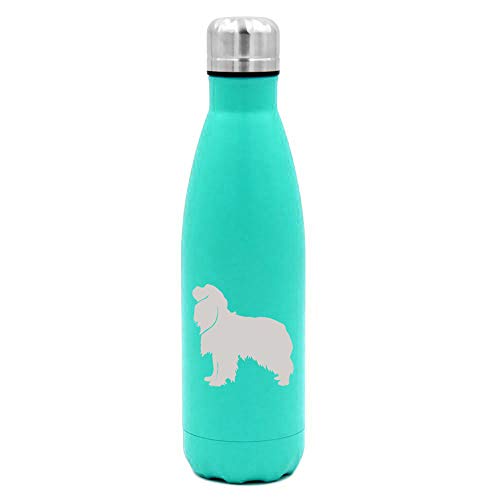 MIP Brand 17 oz. Double Wall Vacuum Insulated Stainless Steel Water Bottle Travel Mug Cup Cavalier King Charles Spaniel (Light-Blue)
