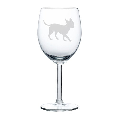 Wine Glass Goblet Chihuahua (10 oz)
