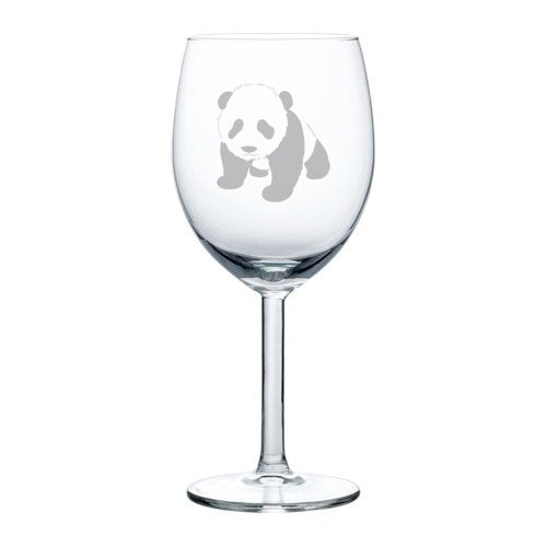 Wine Glass Goblet Baby Panda (10 oz)