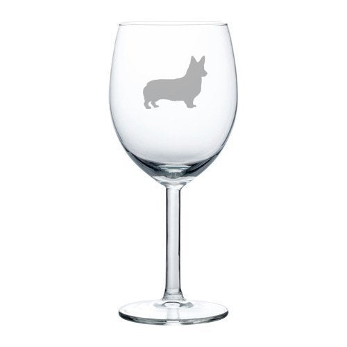 10 oz Wine Glass Corgi,MIP