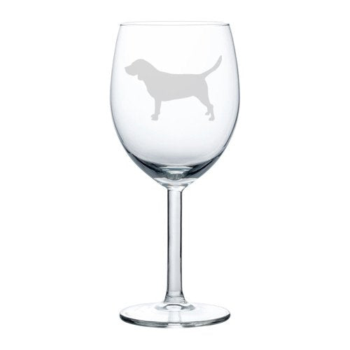 Wine Glass Goblet Beagle (10 oz)