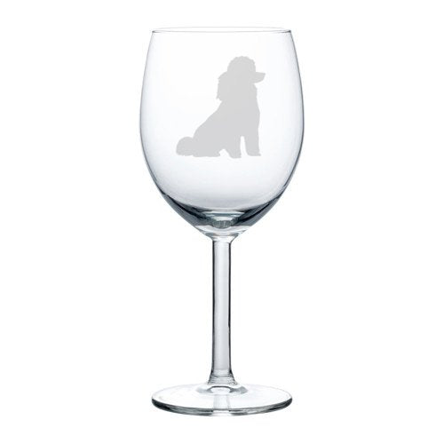 Wine Glass Goblet Miniature Toy Poodle (10 oz)