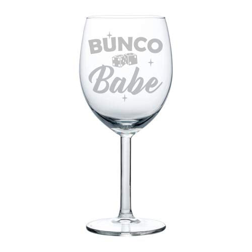Wine Glass Goblet Bunco Babe (10 oz)