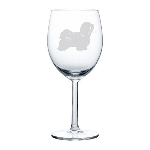 Wine Glass Goblet Havanese (10 oz)