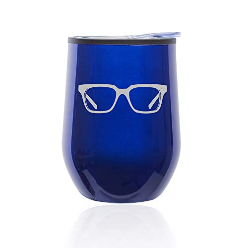 Stemless Wine Tumbler Coffee Travel Mug Glass With Lid Optometrist Optometry