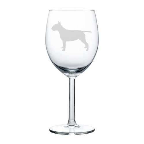 Wine Glass Goblet Bull Terrier (10 oz)