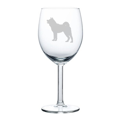 Wine Glass Goblet Akita (10 oz)