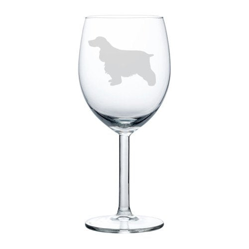 Wine Glass Goblet Cocker Spaniel (10 oz)