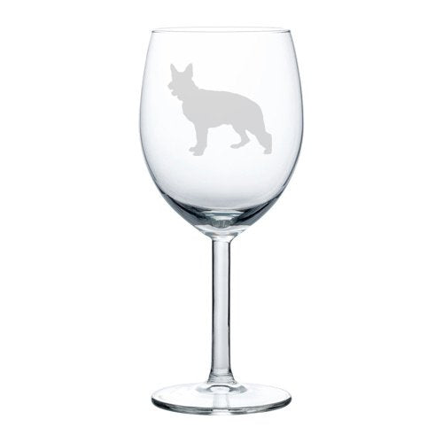 Wine Glass Goblet German Shepherd (10 oz)