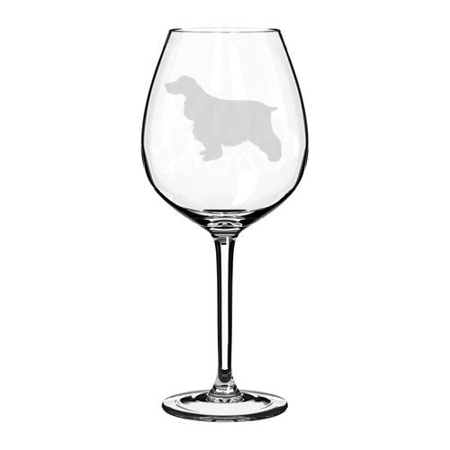 Wine Glass Goblet Cocker Spaniel (20 oz Jumbo)