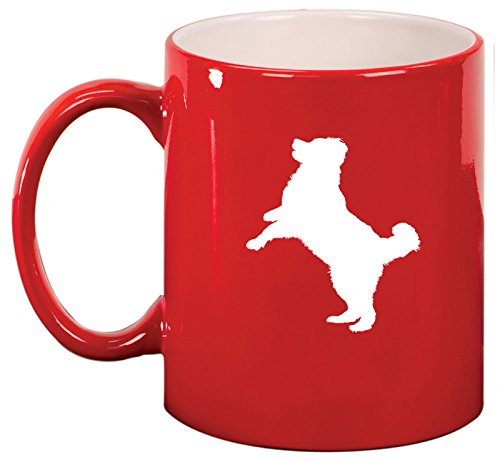 Ceramic Coffee Tea Mug Cup Bernese Mountain Dog (Red)