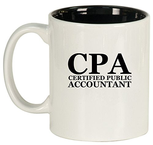 Ceramic Coffee Tea Mug Cup CPA Certified Public Accountant (White)