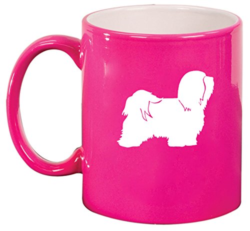 Ceramic Coffee Tea Mug Cup Havanese (Pink)
