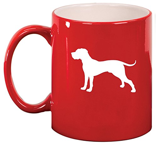 Ceramic Coffee Tea Mug Cup Great Dane (Red)