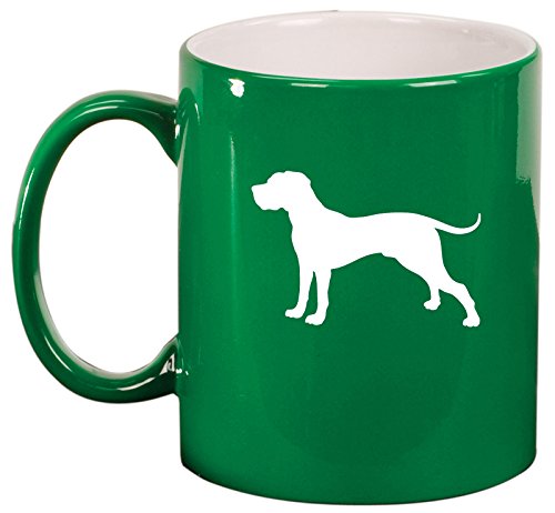 Ceramic Coffee Tea Mug Cup Great Dane (Green)