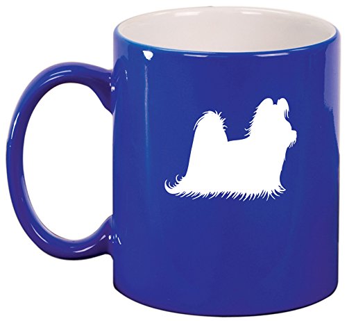 Ceramic Coffee Tea Mug Cup Shih Tzu (Blue)