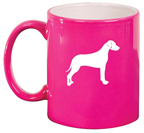 Ceramic Coffee Tea Mug Cup Rhodesian Ridgeback (Pink)