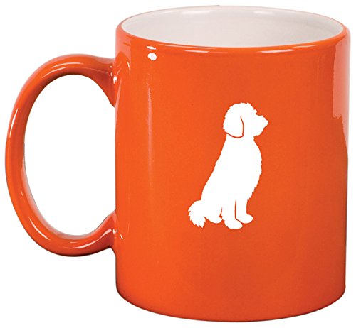 Ceramic Coffee Tea Mug Goldendoodle (Orange)