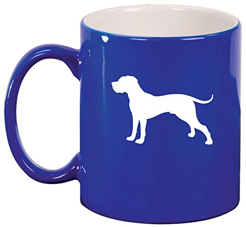 Ceramic Coffee Tea Mug Cup Great Dane (Blue)