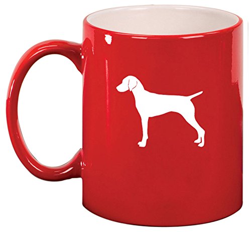 Ceramic Coffee Tea Mug Cup Vizsla (Red)