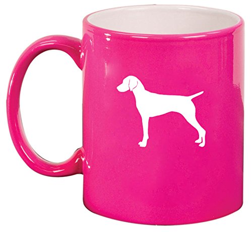 Ceramic Coffee Tea Mug Cup Vizsla (Pink)