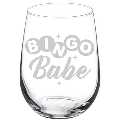 Wine Glass Goblet Bingo Babe (17 oz Stemless)