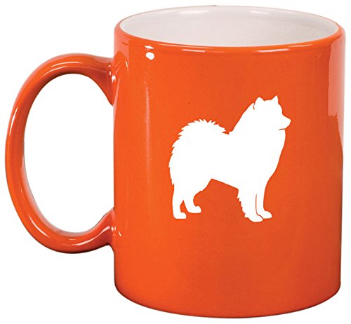 Ceramic Coffee Tea Mug Cup Samoyed (Orange)