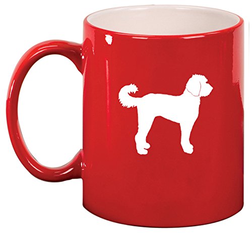 Ceramic Coffee Tea Mug Cup Labradoodle (Red)