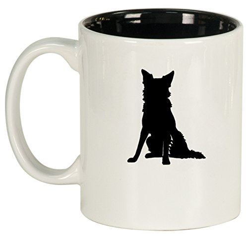Ceramic Coffee Tea Mug Cup Border Collie (White)