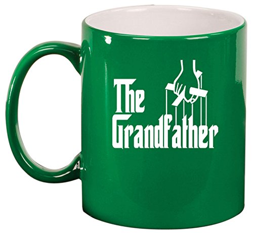 Ceramic Coffee Tea Mug Cup The Grandfather (Green)