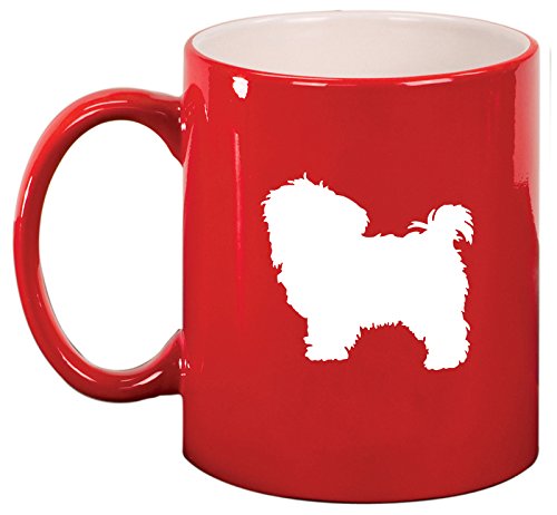 Ceramic Coffee Tea Mug Cup Maltese (Red)
