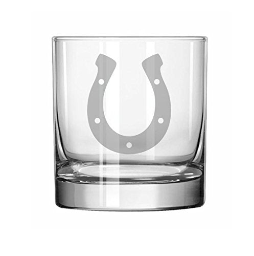 11 oz Rocks Whiskey Highball Glass Horseshoe