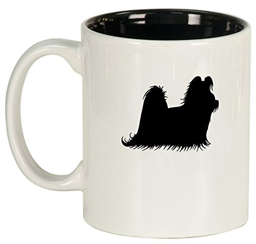 Ceramic Coffee Tea Mug Cup Shih Tzu (White)