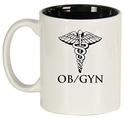 Ceramic Coffee Tea Mug Cup OB GYN Obstetrics And Gynecology (White)