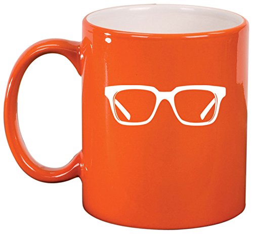 Ceramic Coffee Tea Mug Cup Optometrist Optometry (Orange)