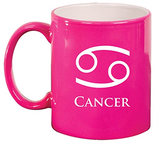 Ceramic Coffee Tea Mug Cup Cancer (Pink)