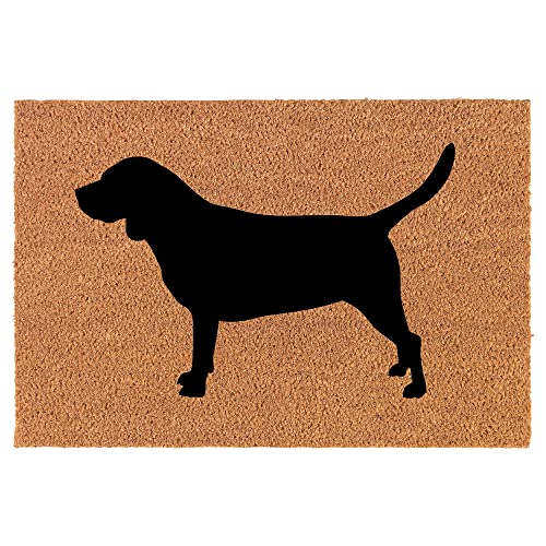 Coir Doormat Front Door Mat New Home Closing Housewarming Gift Beagle (24" x 16" Small)