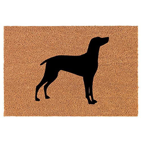 Coir Doormat Front Door Mat New Home Closing Housewarming Gift Weimaraner (30" x 18" Standard)