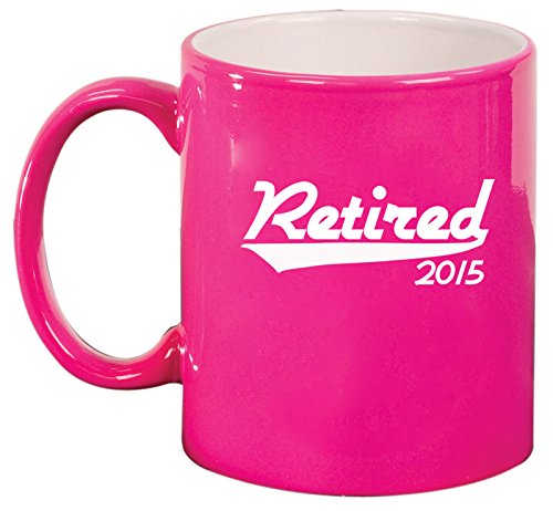 Ceramic Coffee Tea Mug Cup Retired 2015 (Pink)
