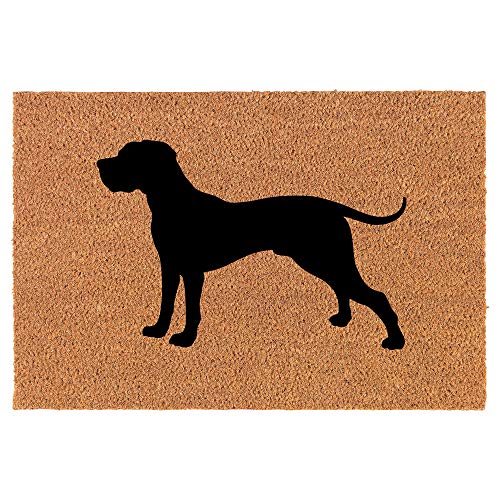 Coir Doormat Front Door Mat New Home Closing Housewarming Gift Great Dane (30" x 18" Standard)