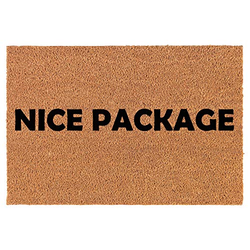 Coir Doormat Front Door Mat New Home Closing Housewarming Gift Nice Package Funny (30" x 18" Standard)