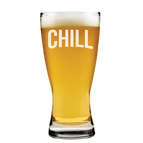 15 oz Beer Pilsner Glass Chill Funny