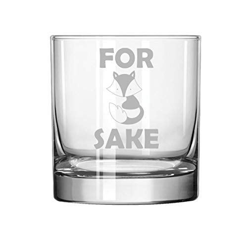 11 oz Rocks Whiskey Highball Glass For Fox Sake