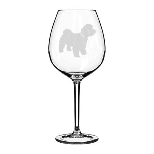 Wine Glass Goblet Maltipoo (20 oz Jumbo)