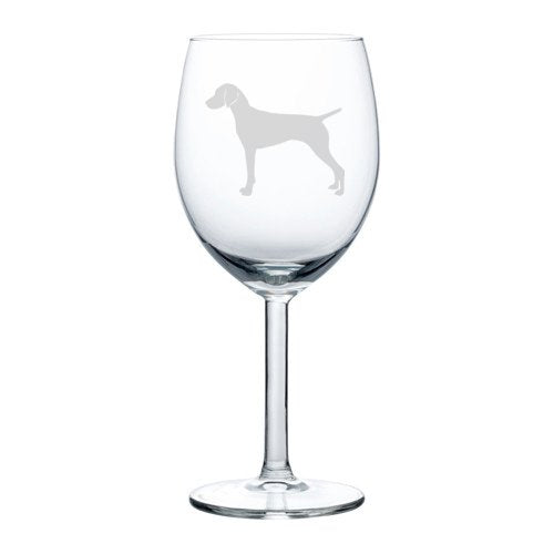 Wine Glass Goblet Vizsla (10 oz)