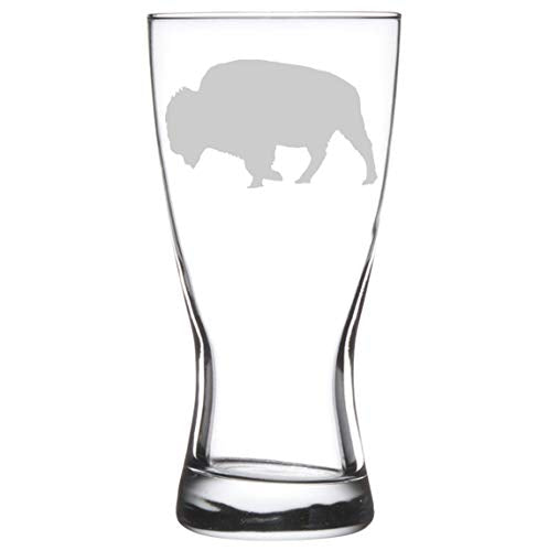 15 oz Beer Pilsner Glass Buffalo